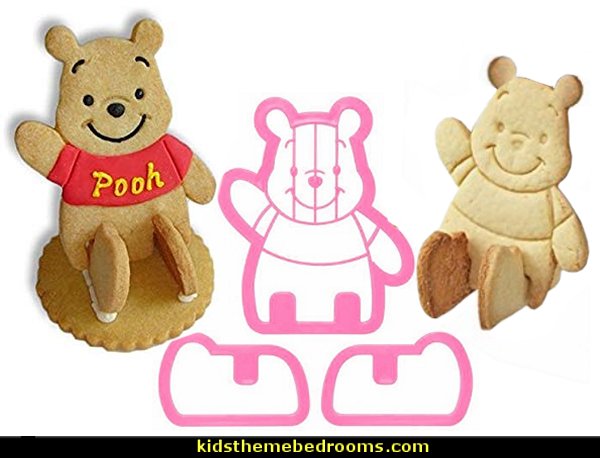 Winnie the Pooh Sitting 3D Cookie Cutter & Toast Press Set   bee themed party - bumble bee decorations - Bumble Bee Party Supplies - bumble bee themed party - Pooh themed birthday party - spring themed party - bee themed party decorations - bee themed table decorations - winnie the pooh party decorations - Bumblebee Balloon -  bumble bee costumes