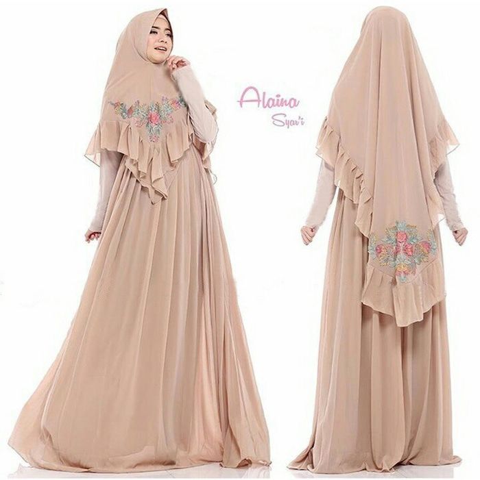 Model Baju Bahan Sifon Polos