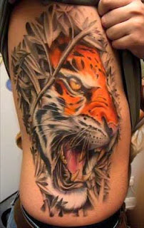Tatuagens de tigres em 3D