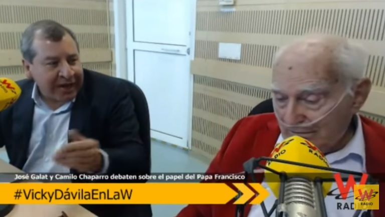 Debate entre el doctor José Galat y el periodista Camilo Chaparro