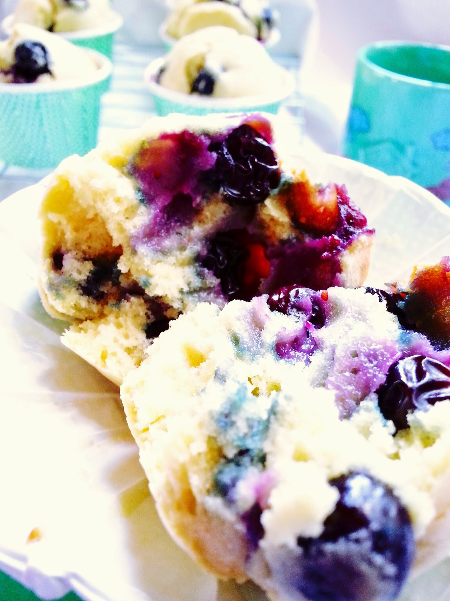 Resepi Muffin Blueberry Gebu, Mudah Dan Sedap Sukatan Cawan