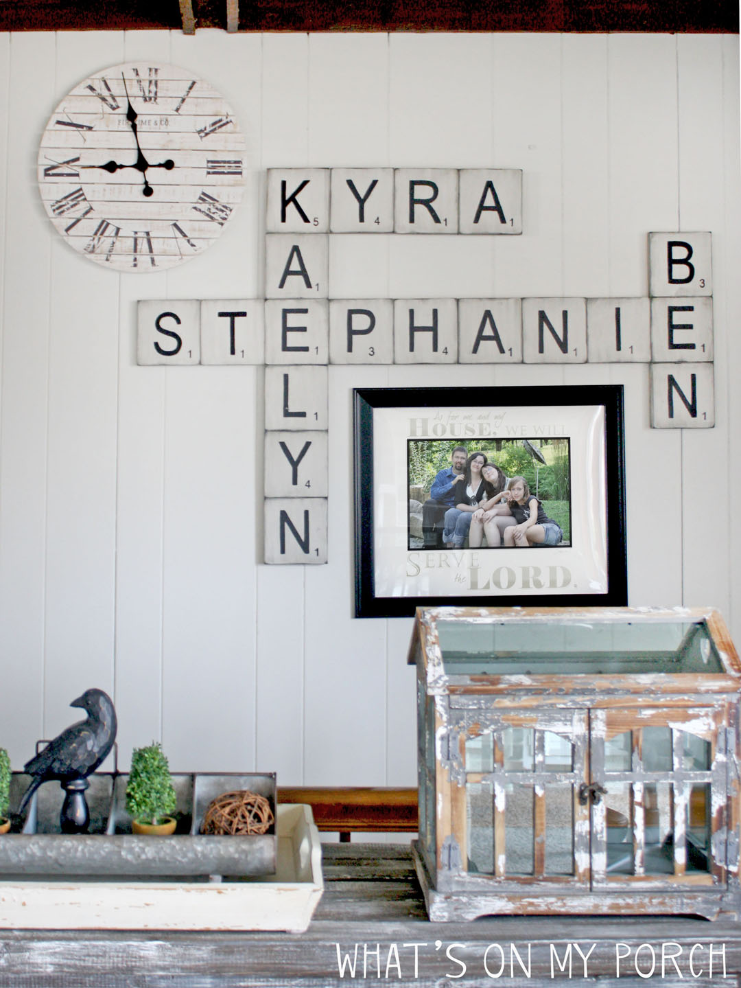 My Porch Prints Diy Scrabble Tile Wall Decor