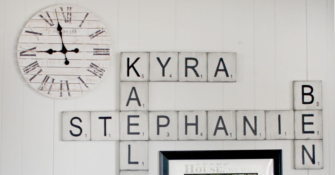My Porch Prints Diy Scrabble Tile Wall Decor - Big White Letters For Wall My Porch Prints Diy Scrabble Tile Wall Decor - Big White Letters For Wall