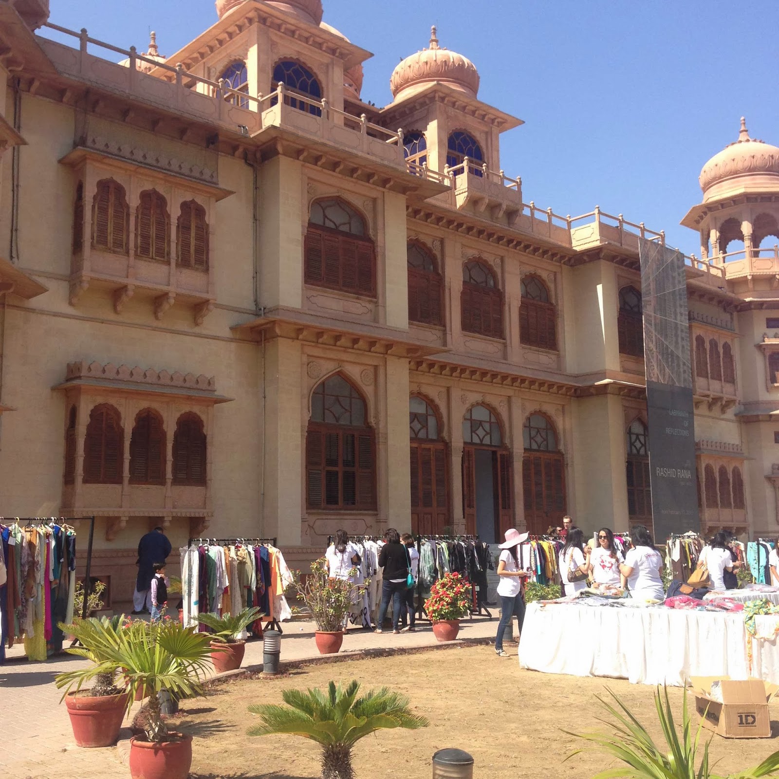 Mohatta Palace - Pakistani fashion charity trunk show for the Sindh Festival