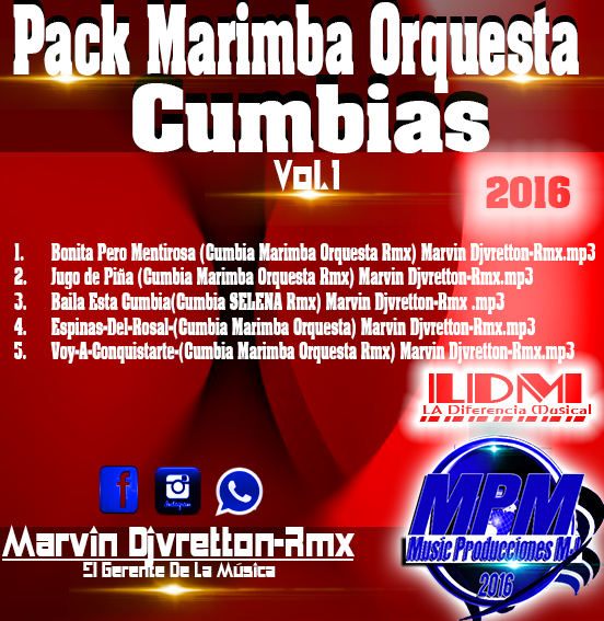 Music Producciones MJ "La Diferencia Musical" Pack Marimba Orquesta Marvin DjvrettonRmx