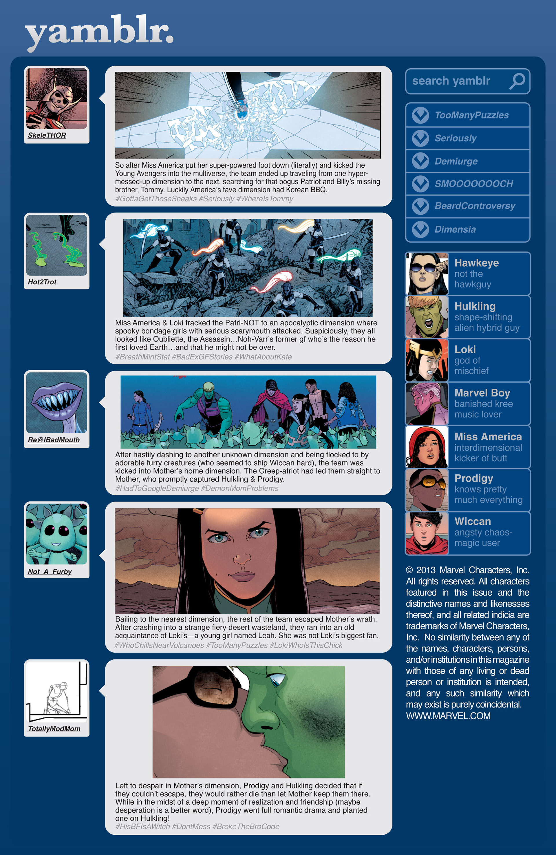 Read online Young Avengers (2013) comic -  Issue #9 - 2