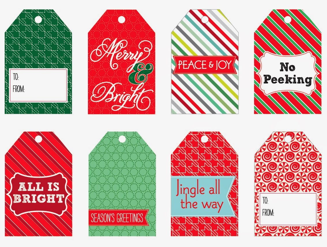 Printable Christmas Gift Tags Free