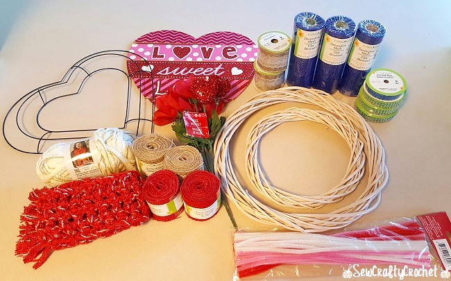 valentine's day craft supplies