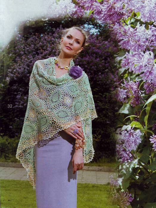 Irish crochet & CROCHET SHAWL