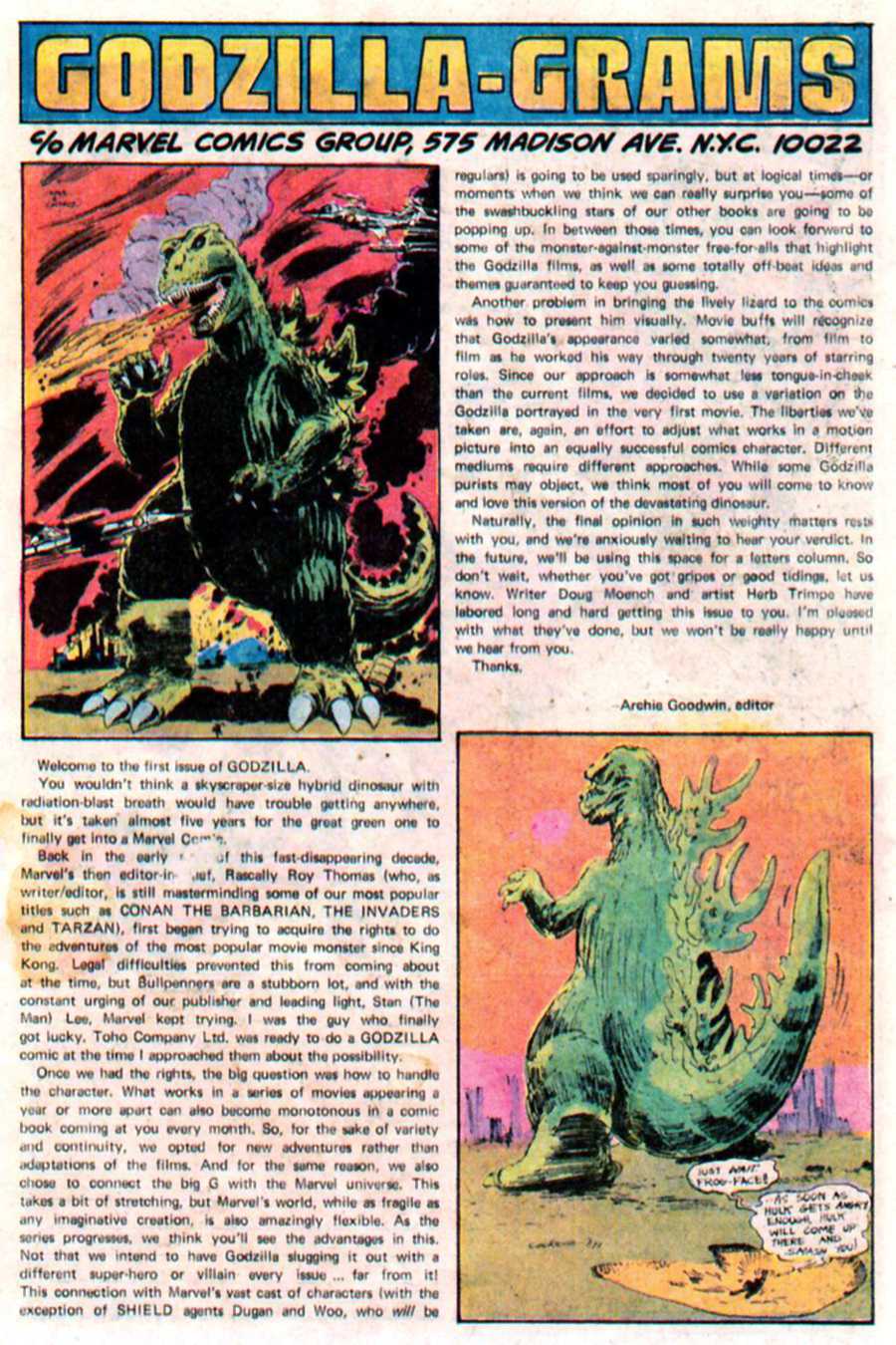 Read online Godzilla (1977) comic -  Issue #1 - 19