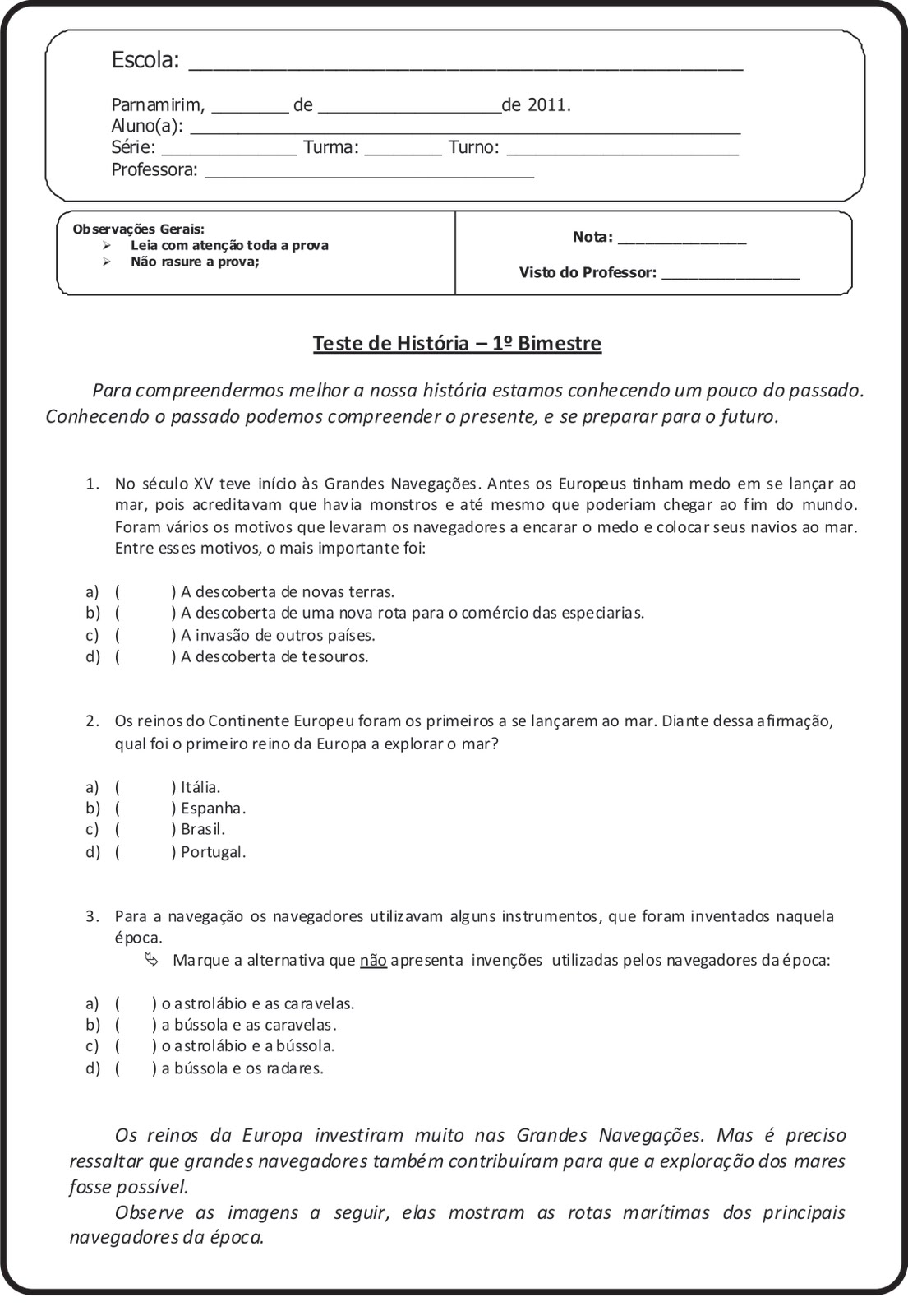 Atividades para imprimir do 3º ao 5º anos sempre a mão teste de
