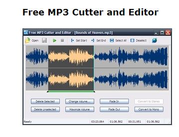 برنامج تحرير وتقطيع ملفات ام بي ثري Free MP3 Cutter and Editor 