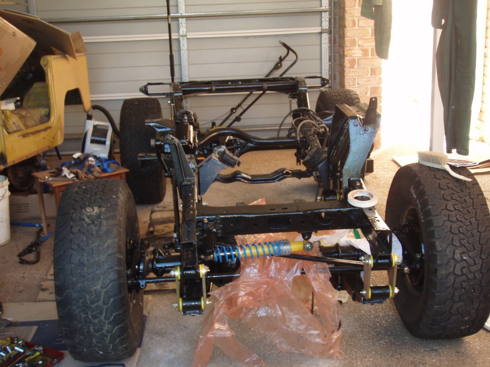 Toyota Landcruiser BJ42 Restoration Chassis finaly rolling again
