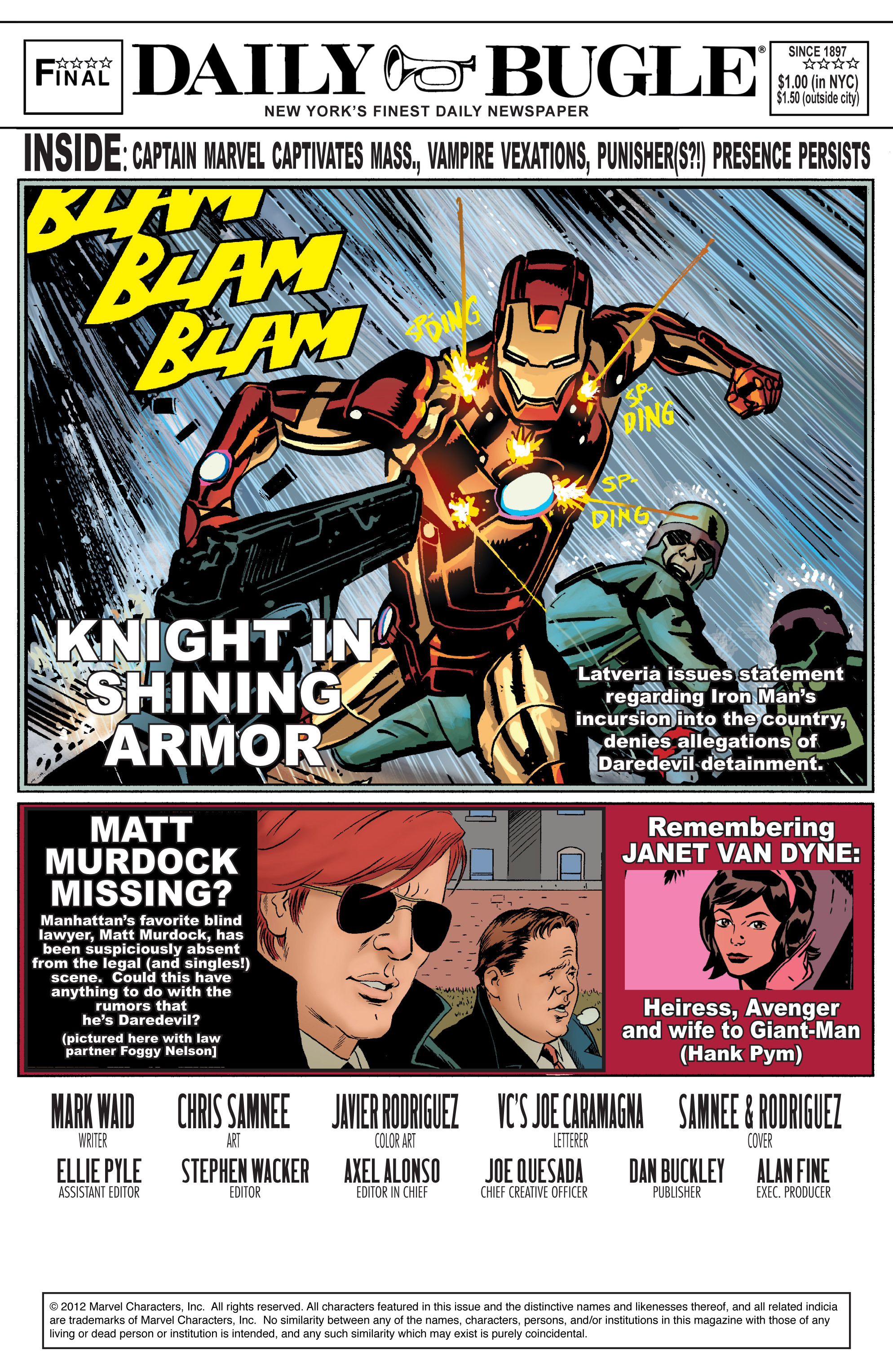 Read online Daredevil (2011) comic -  Issue #16 - 2
