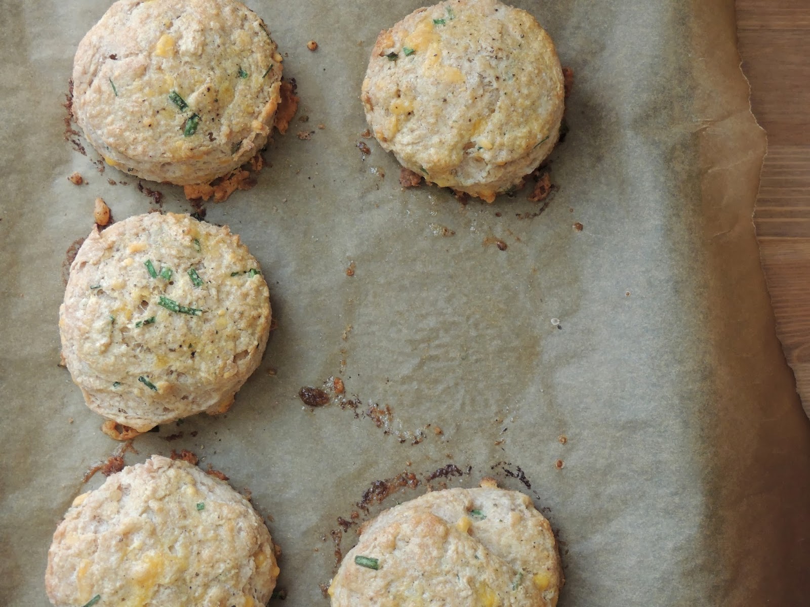 Gas Stove Girl Whole Wheat Cheddar Chive Biscuits