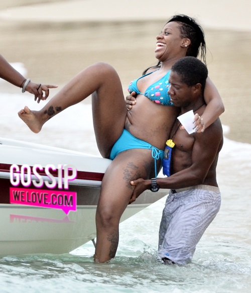 Fantasia Spotted Vacationing In Barbados... 