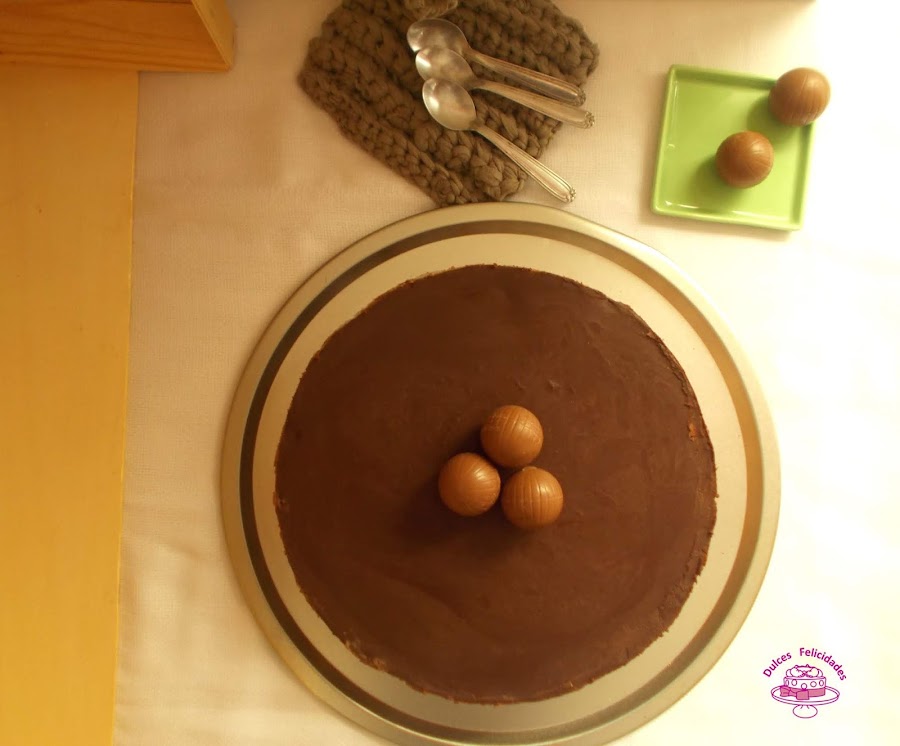 Tarta mousse de chocolate negro