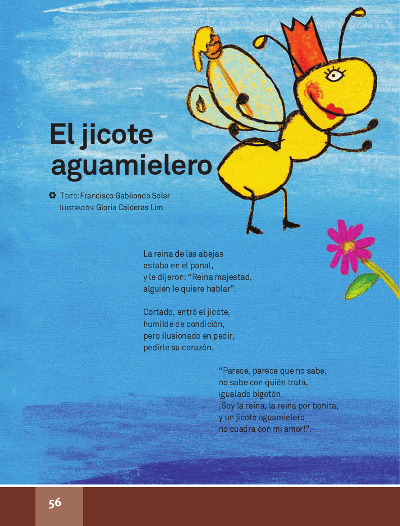 El jicote aguamielero - Español Lecturas 4to 2014-2015
