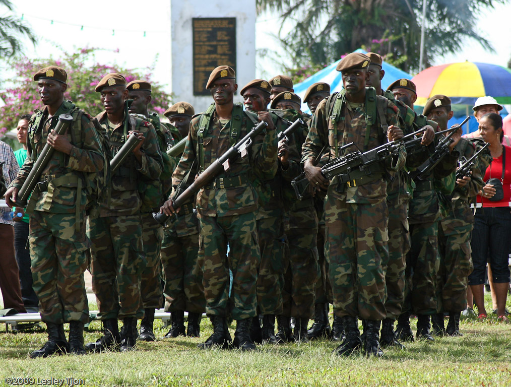 world military and police forces suriname