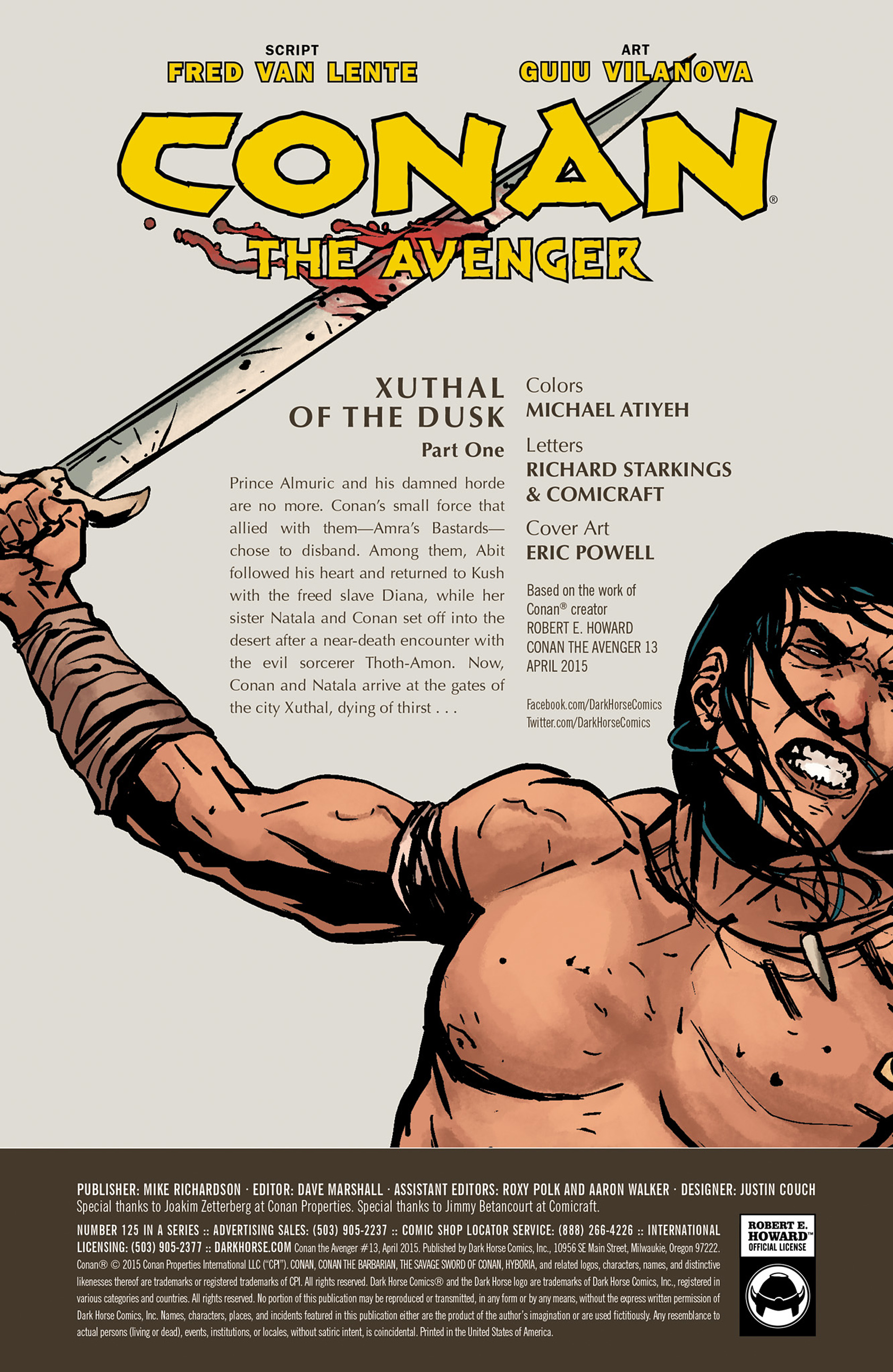 Read online Conan the Avenger comic -  Issue #13 - 2