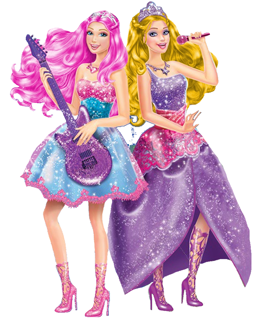Barbie Rock Star Free Printable Image.