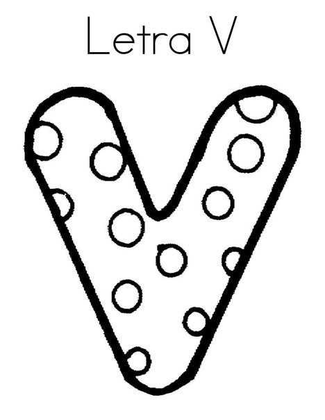 blog de geografia letra v desenho para imprimir e colorir