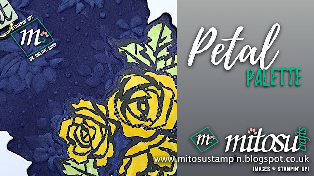 Petal Palette Stampin' Up! Card Idea. Order cardmaking supplies from Mitosu Crafts online shop 24/7