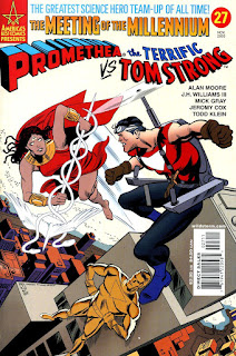Comic Cover for "Promethea vs. the Terrific Tom Strong"