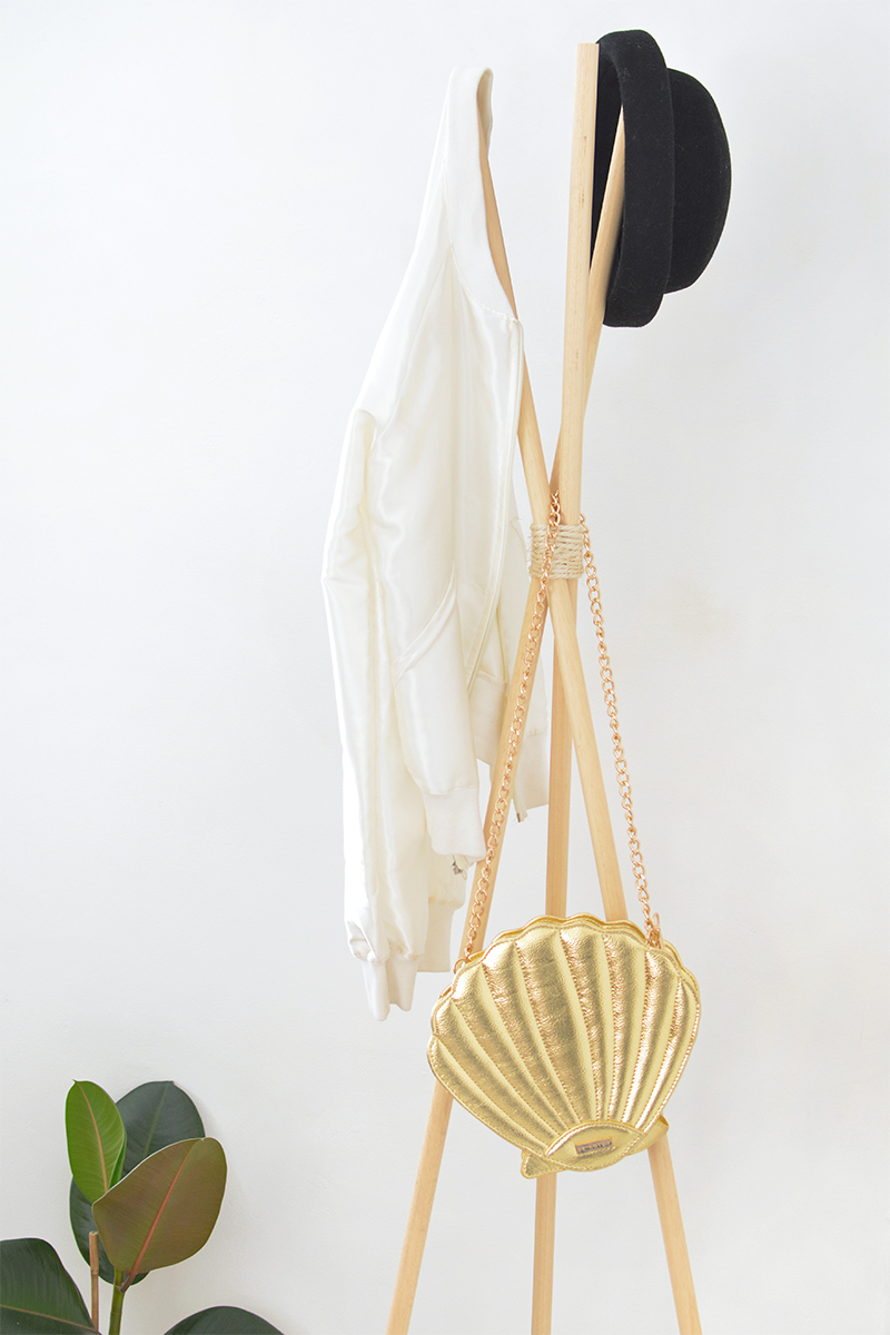 DIY teepee coat stand — Caroline Burke Burkatron