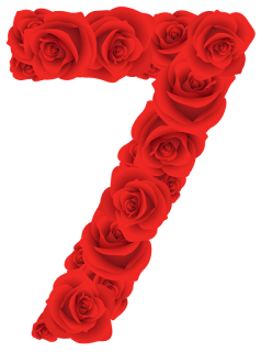 Abecedario Hecho con Rosas Rojas. Red Roses Alphabet.