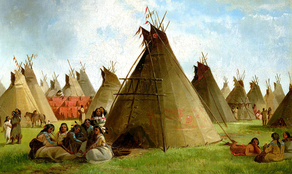 Индейский вигвам. Картинки с изображением индейцев великих равнин и их жилищ. Living conditions for native Americans are dire.