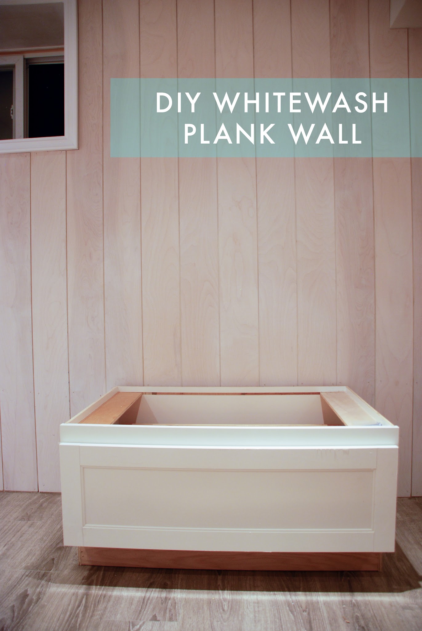 diy whitewash shiplap plank walls, plywood planks, whitewash wall planks