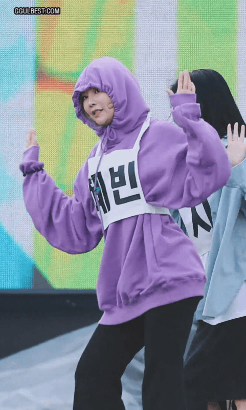 꽁꽁 싸맨 모모랜드 혜빈 리허설