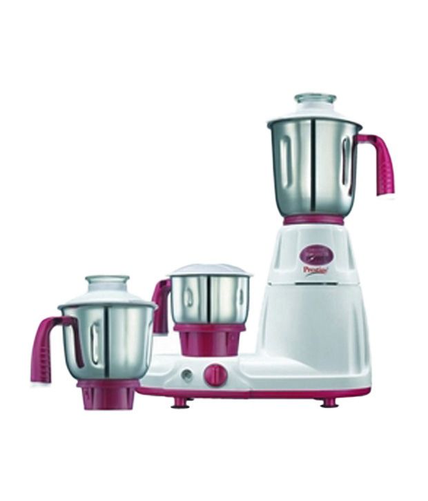 Prestige Deluxe LS Mixer Grinder Pink & White