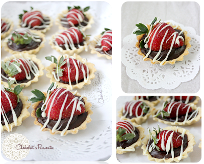 Tartaletas de Frutilla y Chocolate