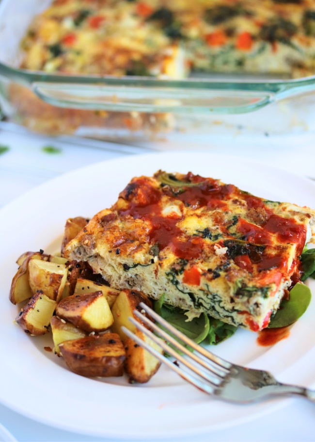 Just Jessie B: Sausage & Egg Breakfast Bake | PALEO, Whole30