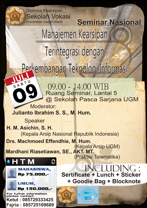 Sekolah Vokasi Ugm Kearsipan Kronis j