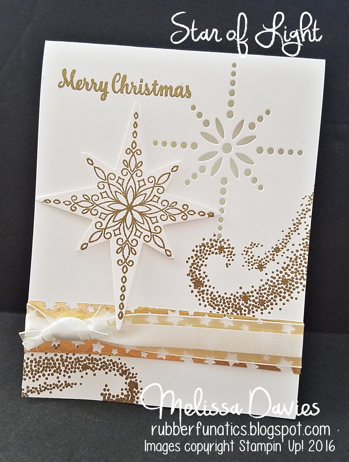 rubberfunatics star of light stampin up star of light christmas cards