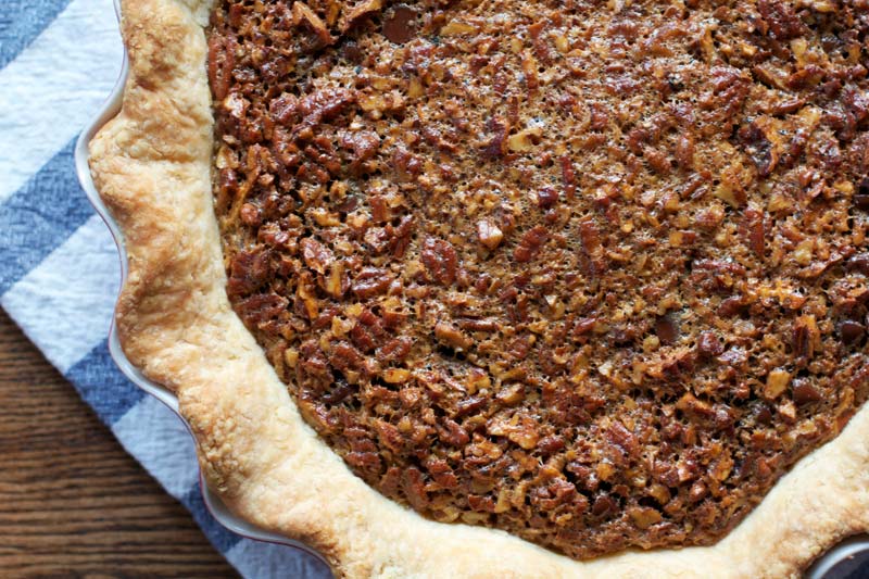 A Less Processed Life What's For Dessert Chocolate Pecan Bourbon Pie