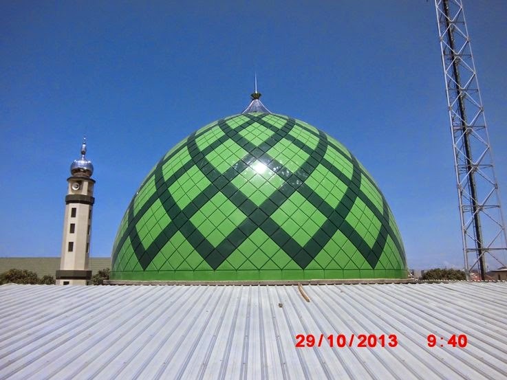 Foto Karya  Kubah Masjid Enamel Zincalume Terbaik 