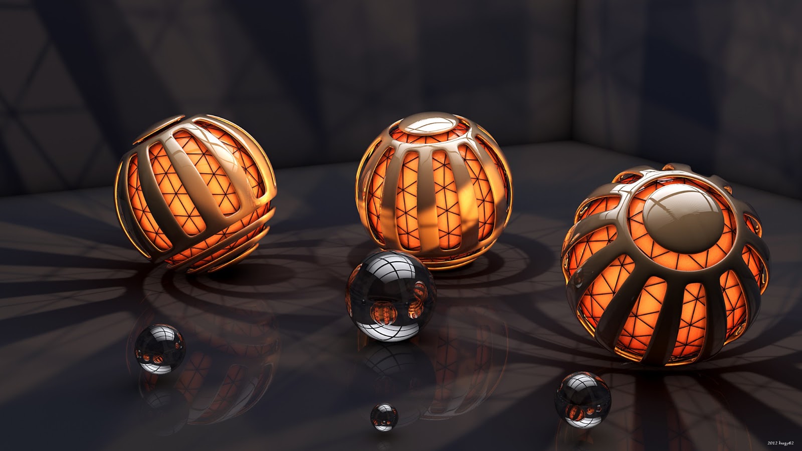 Spheres 3d wallpapers