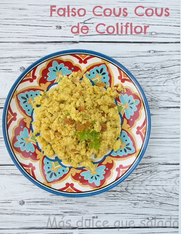 Falso Cous Cous de Coliflor