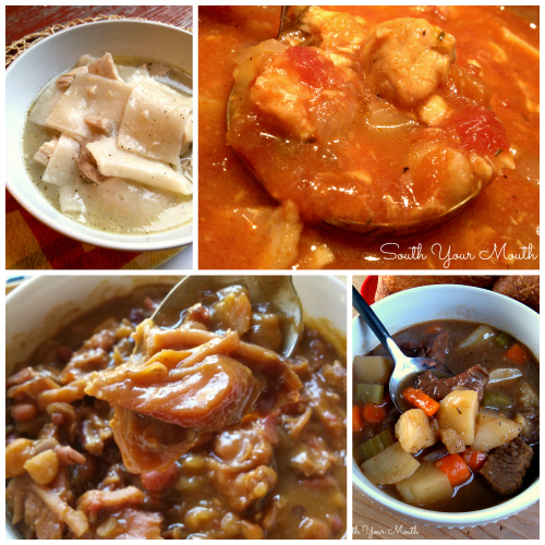 16 Soup & Stew recipes PERFECT for cold weather