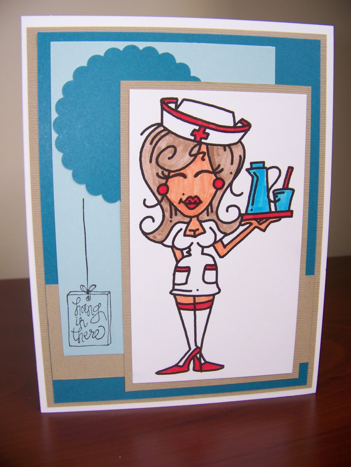 Made By Jacqueline Naughty Nurse Get Well Card