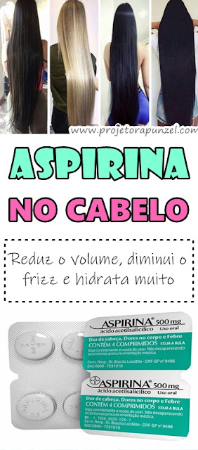 Alisamento Natural com Aspirina: Reduz o Volume e Hidrata Muito