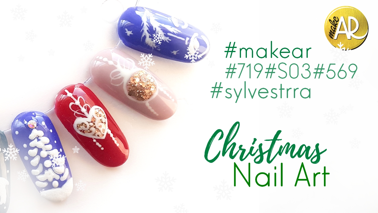 Tutorial Christmas Nail Art Swiateczne Bombki