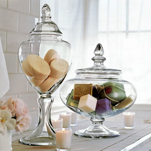 Modest Homespun Creations Vase and Apathocary Jar  Filler 