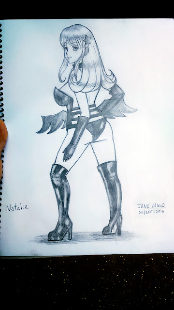 Dibujo de natalia