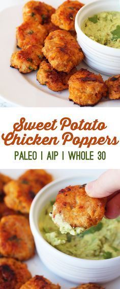 Sweet Potato Chicken Poppers (Paleo, AIP & Whole 30) sweetpotato #potato #chicken #chickenpoppers #healthyrcipes #healthyfood #healthysnacks Sweet Potato Chicken Poppers (Paleo, AIP & Whole 30) sweetpotato #potato #chicken #chickenpoppers #healthyrcipes #healthyfood #healthysnacks