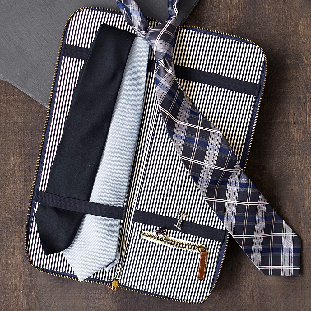 Personalized Tie Travel Case